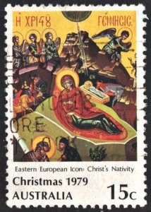 Australia SC#719 15¢ Christmas: Nativity (1979) Used