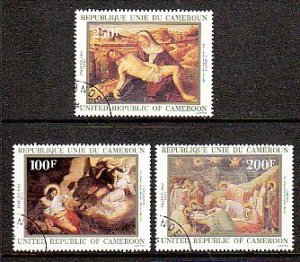 Cameroun 701-703 Paintings  CTO VF NH