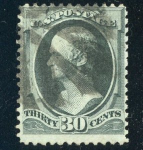 USA #165 Alexander Hamilton 30c Postage Stamp 1873 Used