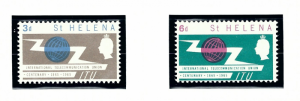 St Helena 180-81 MNH 1965 Intl Telecommunications