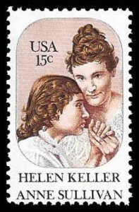 PCBstamps   US #1824 15c Helen Keller & Anne Sullivan, MNH, (17)