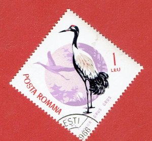 ROMANIA SCOTT#1773 1965 1L GRUS GRUS BIRD - CTO/USED