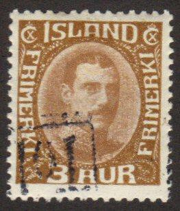 Iceland #109 used king Tollur