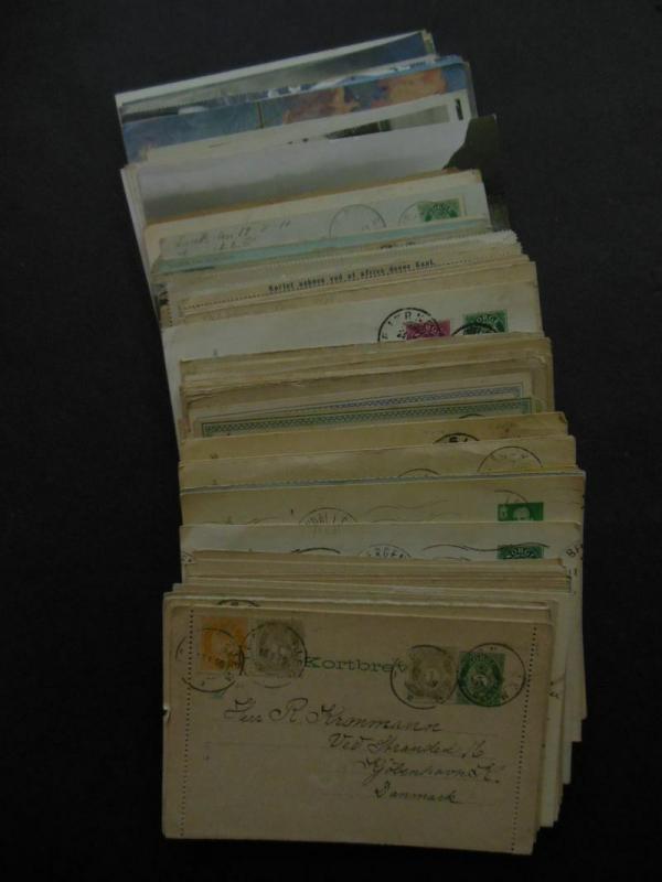 NORWAY : Fascinating collection of 176 Used Postal History items as received.