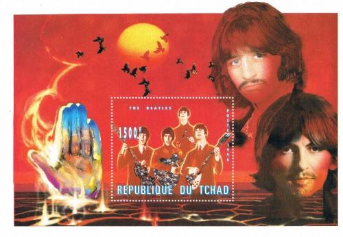 Chad 724J MNH Souvenir Sheet Beatles Suits (ML0295)