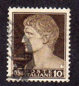Italy 215 - Used - 10c Augustus Caesar (1929) (1)