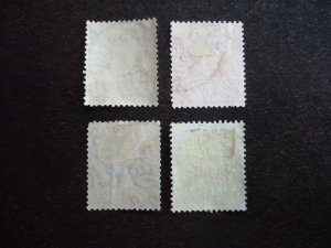 Stamps - Gold Coast - Scott# 84-86,90 - Used Part Set of 4 Stamps