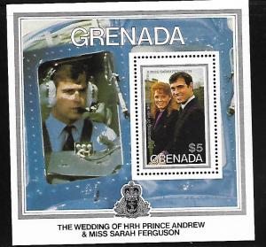 GRENADA 1388 MNH THE WEDDING OF HRH PRINCE ANDREW