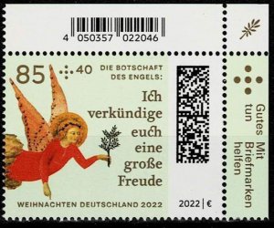 Germany 2022,Sc.#B1200 MNH, Michel#3724, Christmas, charity stamp