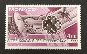 Monaco 1983 #1375, World Communication Year, MNH.