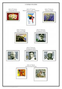 USA United States 1847- 2020 PDF (DIGITAL) STAMP  ALBUM PAGES