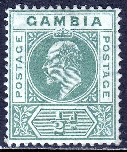 Gambia - Scott #28 - CA Wmk. - MH - SCV $4.25