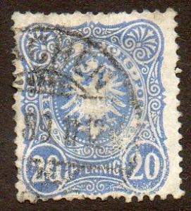 Germany  Scott  40  Used