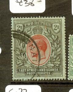 EAST AFRICA AND  UGANDA (P2006B) KGV 2R   SG59   VFU