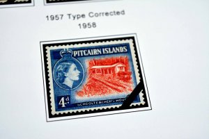 COLOR PRINTED PITCAIRN ISLANDS 1940-2010 STAMP ALBUM PAGES (118 illustr. pages)