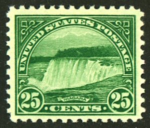 U.S. #568 MINT OG HR