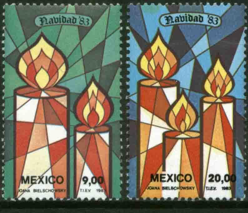 MEXICO 1328-1329 Christmas Holidays MNH