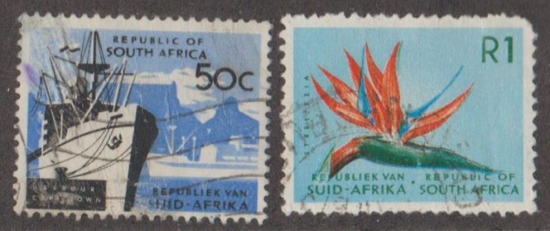 South Africa Scott #384-385 Stamps - Used Set