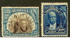 Guatemala, Scott #158,61, Used