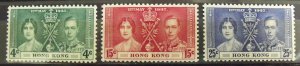 A2394   HONG KONG   MNH # 151-153                 CV$ 40.00