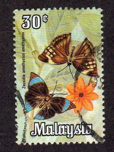 Malaysia 67 - Used - Saturn Butterfly