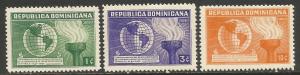 Dominican Republic 332-34 MOG W478