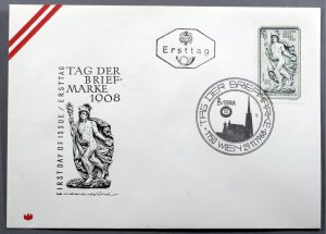 Austria #B324 First Day Cover Semi-Postal Stamp Day