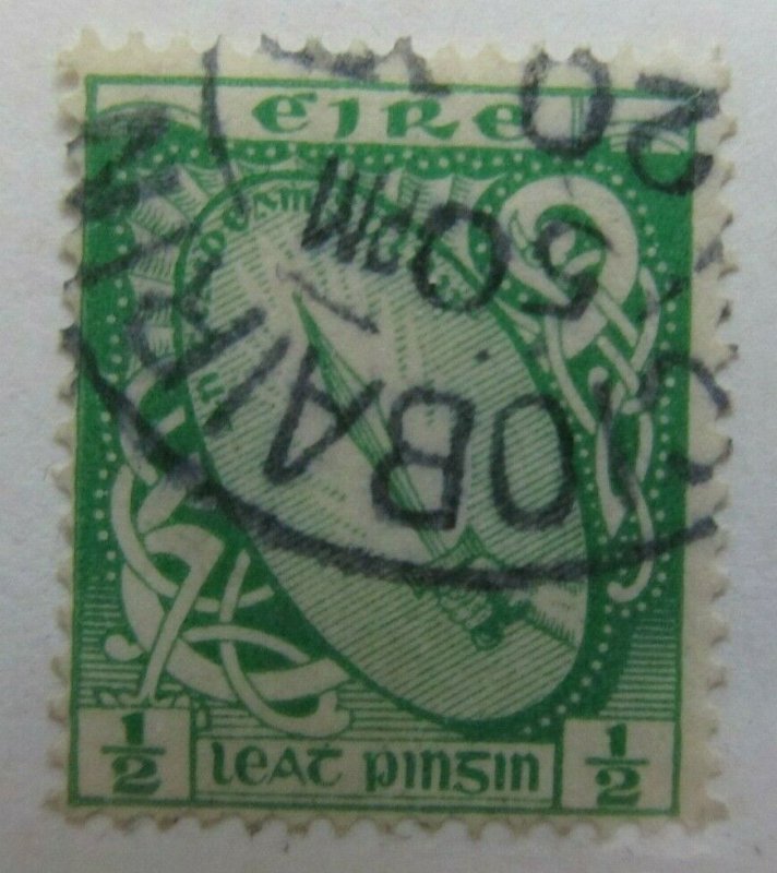 Ireland 1922 1/2d Green Wmk SE in Monogram Fine Used 12491