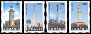 Romania 1998 Lighthouses Scott #4251-4254 Mint Never Hinged