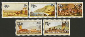 Niue Sc#  214-8 MNH Bicentenary of Discovery of Hawaii