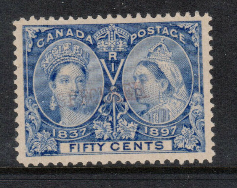 Canada #60s Extra Fine Mint With Specimen Overprint - Unused No Gum