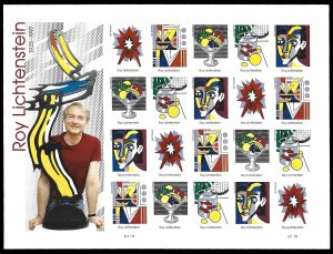 PCBstamps   US #5792/5796 Sheet $12.60(4x5x{63c})Roy Liechtenstein, MNH, (10)