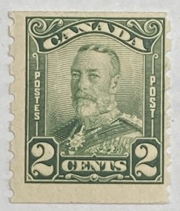 CANADA 1928-29 #161 King George V 'Scroll' Issue - MH (CV 40$ +)