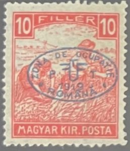 Hungary, 1919, SC 2N4, LH, VF