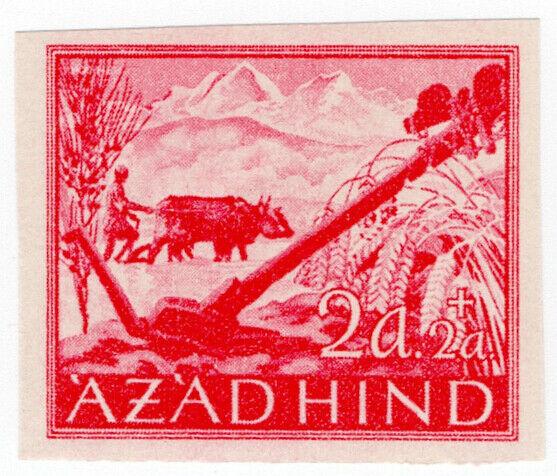 (I.B) India Cinderella : Azad Hind 2a + 2a (proof)