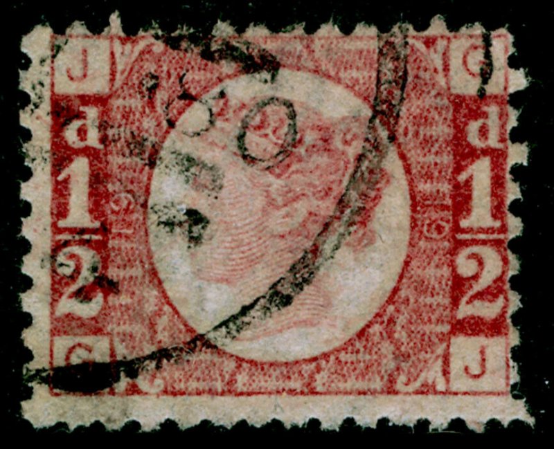 SG48, ½d rose-red plate 19, FINE USED. Cat £65.