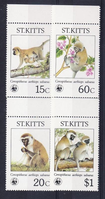 St. Kitts Scott 189-192 Mint NH (Catalog Value $39.50)