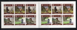 Isle of Man Sc 1360a 2010 UK rate Island Life stamp booklet mint NH