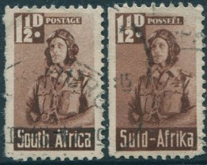 South Africa 1900 SG99 1½d Airman bilinguals FU