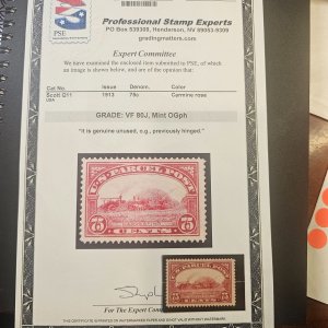 Q11 Parcel Post- huge margins-great color OG- hinged PSE Cert. CSV 80.00