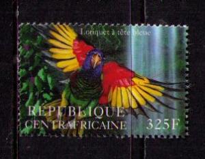 CENTRAL AFRICAN REPL Sc# 1409e MNH FVF Bird Waterfall