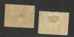 #397, 398, 399, 400, 400a Full Set, Mint H, 398 NH