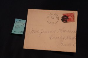 US 220 on cover Asheborough (sp) NC to Carter Mills NY (#2708)