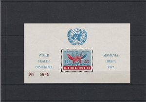 Liberia 1952 Mint Never Hinged Stamps Sheet Ref 35989