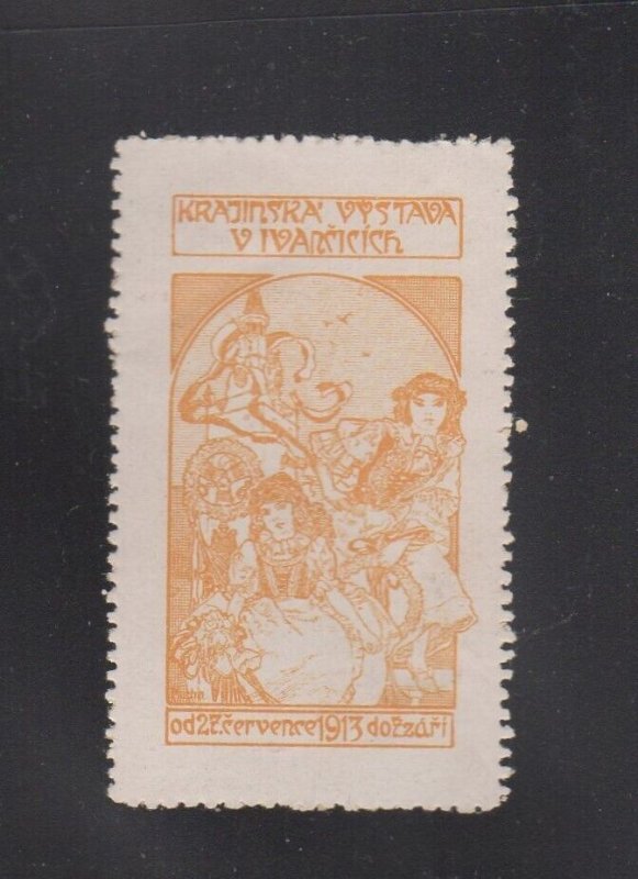 Czechoslovakia- 1913 Ivancice Landscape Exhibition Advertising Stamp - MNH OG 