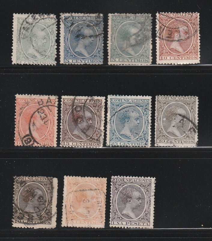 Spain 255, 257-261, 263-265, 267-268 U King Alfonso XIII