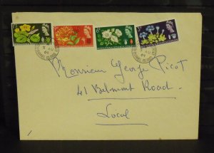 15291   GREAT BRITAIN   FDC # 414-417     Int'l Botanical Congress   CV$...