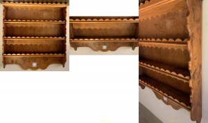 MUEBLE ESTANTERIA PARA PLATOS. MADERA 200cm x 105cm