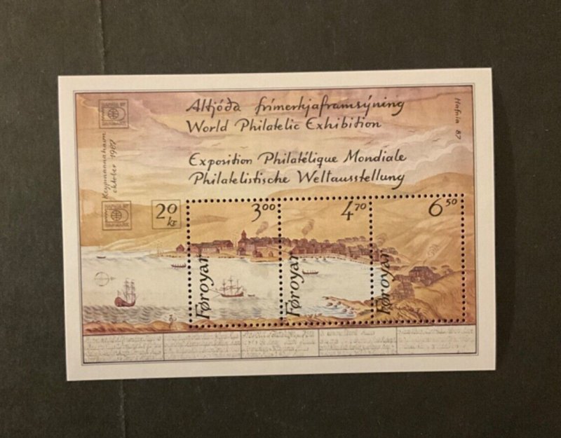 Faroe Islands Scott #148a-c never hinged