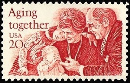 2011 Aging Together F-VF MNH single